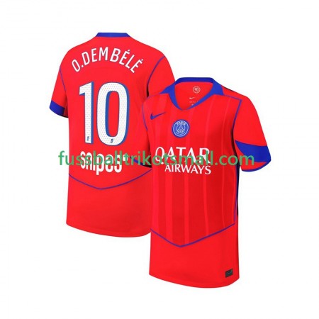 Fußballtrikots Paris Saint-Germain Ousmane Dembele 10 2025-2026 Kurzarm 3rd trikot kaufen